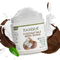 Exfoliate Schwarz-Farbe des Haut-Kokosmilch-Hautpflege-Körperpeelings-250g